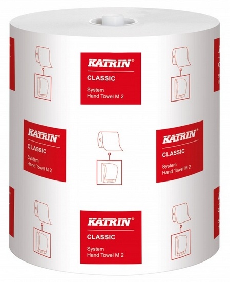 Papírové ručníky v roli Katrin System Classic M2, 2vrstvý - 6ks