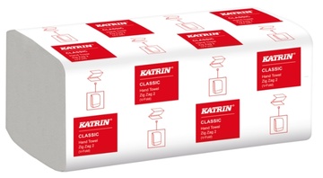 Papírové ručníky ZZ Katrin Classic, dvouvrstvé, bílé, 4000 ks v kartonu