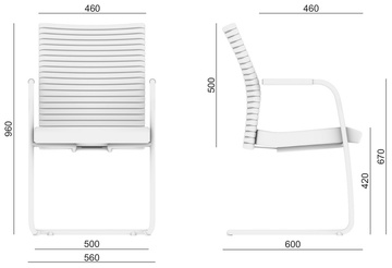 Konferenční židle LD Seating ELEMENT 440-Z-N