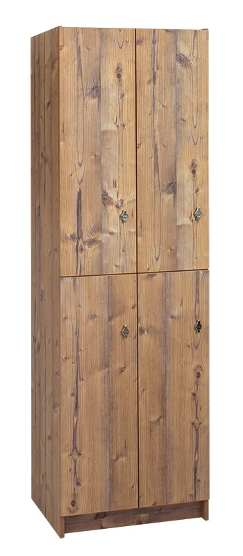 Šatní skříňka 4-boxová 1970x600x500mm, lamino