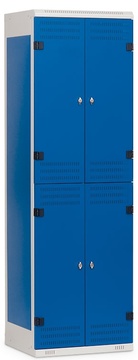 Šatní skříňka 4-boxová, 1525 x 600 x 500 mm - kovová