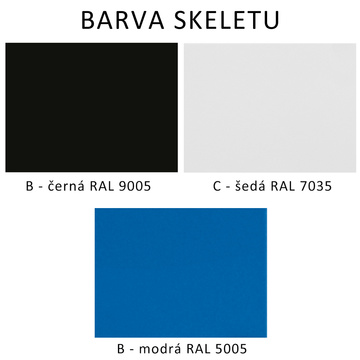 Šatní skříňka 4-boxová s lavičkou, 1970 x 600 x 780 mm - kovová