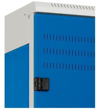 Šatní skříňka 6-boxová, 1970 x 900 x 500 mm - kovová