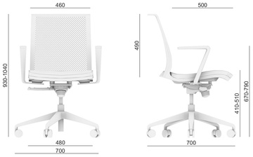 Kancelářská židle LD Seating LYRA NET 203,F80-N6, kolečka