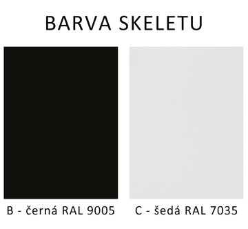 Šatní skříňka 2-dveřová, 1750 x 600 x 500 mm - lamino/kov