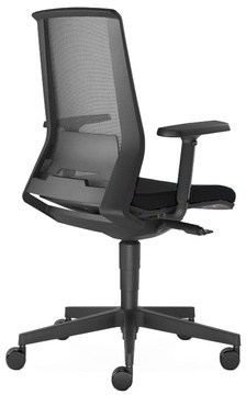 Kancelářská židle LD Seating FAST 277-AT potah v černé barvě