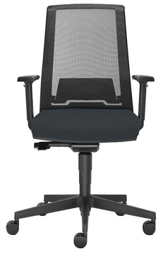 Kancelářská židle LD Seating FAST 277-AT potah v černé barvě