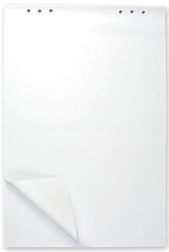 Náhradní papírové bloky na flipchart 68x95cm bílý
