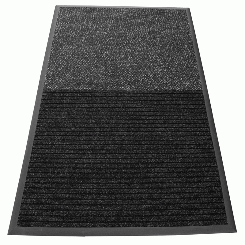 Vnitřní rohož dvouzónová VIP antracit-šedá 100x200cm