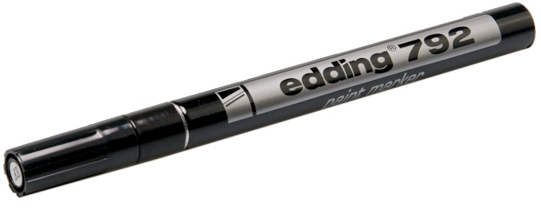 Lakový popisovač EDDING 792 černý