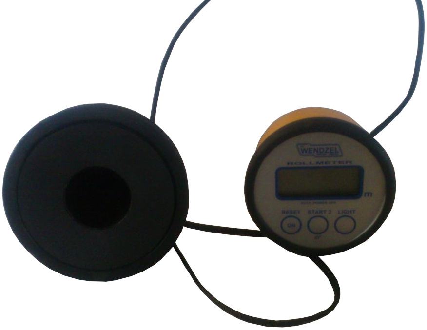 Digitální měřidlo metrů DMM průměr kola 99mm