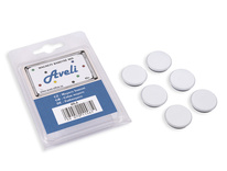 Set magnetů AVELI 6 ks, bílé