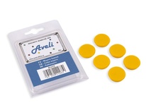 Set magnetů AVELI 6 ks, žluté