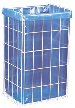 Drátěný koš MERIDA na papírové ručníky 47l, bílý