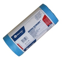 Sáčky do odpadkového koše, HDPE MERIDA ECONOMY modré, 70l - 50ks