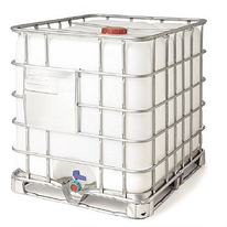 IBC kontejner REKO 1000 L - repasovaný, paleta ocel/plastová