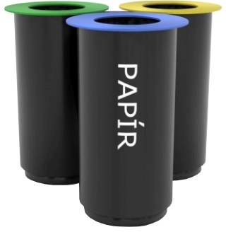 Koš na tříděný odpad ROTA 3x60l