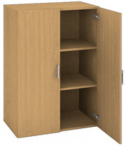 Kancelářská skříň střední D 3 80 01 - buk