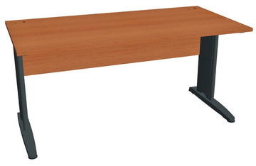 Kancelářský pracovní stůl Cross rovný - CS 1600 třešeň