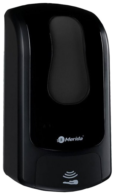 Dávkovač tekutého mýdla AUTOMATIC Merida ONE na dolévání, černý