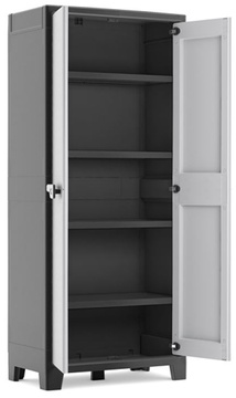 Zahradní plastová skříň KETER TITAN High Cabinet, šedá