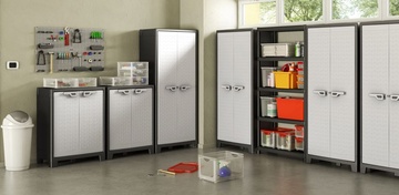 Zahradní plastová skříň KETER TITAN High Cabinet, šedá