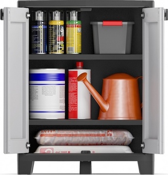 Zahradní plastová skříň KETER TITAN Low Cabinet, šedá