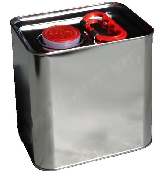 Plechový kanystr UN tenkostěnný 2,5 l měchový uzávěr