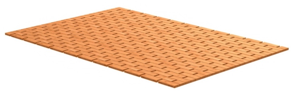 Koupelnová předložka SCHÜTTE z bambusu