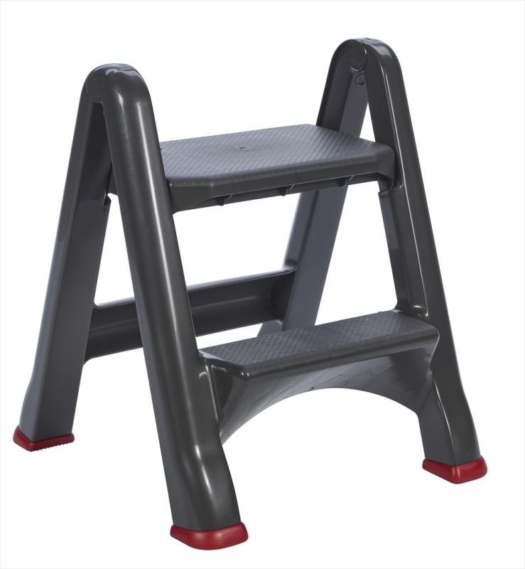 Plastové schůdky CURVER STEP DOUBLE, černé