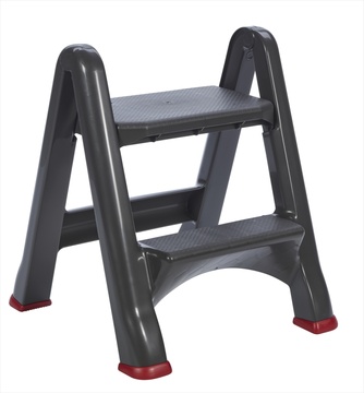 Plastové schůdky CURVER STEP DOUBLE, černé