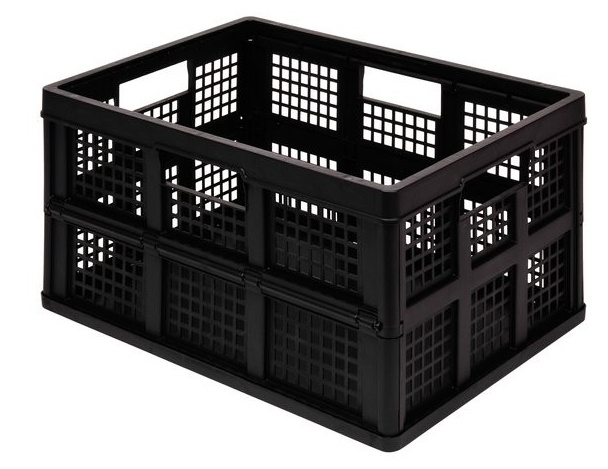 Skládací přepravka REALLY USEFUL box 45l, černá