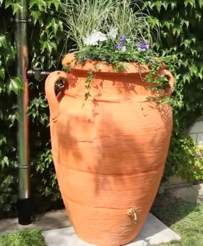 Okrasná nádoba na dešťovou vodu Amphora 360 l