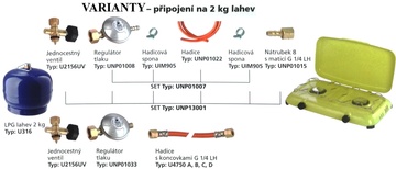 Nátrubek MEVA, kolínko 8 G 1/4"LH s odbočkou 90°