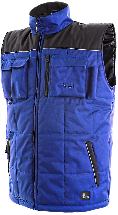 Zimní vesta CXS SEATTLE modro-černá, vel. XL