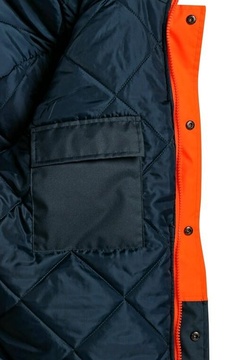 Pánská výstražná zimní bunda CXS OXFORD, oranžovo-modrá, vel. XL
