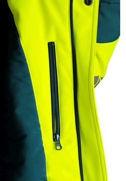 Pánská reflexní bunda CXS BEDFORD WINTER žluto-petrolová, vel. XL