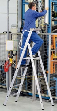 Žebřík s plošinou Meistertritt S ZARGES PROFI 10 stupňů