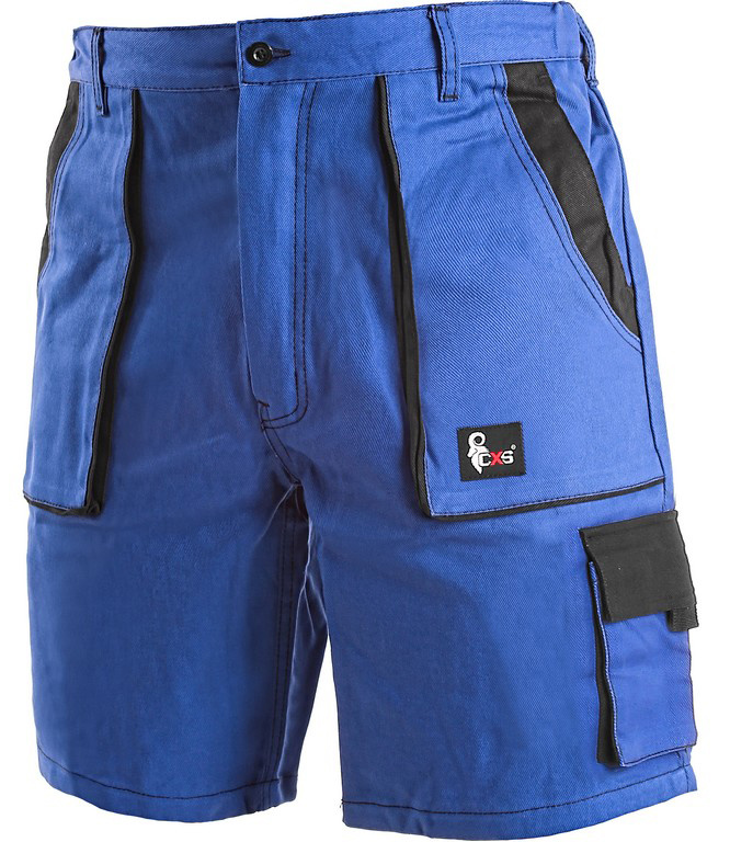 Montérkové kraťasy CXS LUXY TOMÁŠ modro-černé, vel. 48