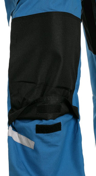 Montérky s laclem CXS STRETCH středně modré-černé, vel. 48