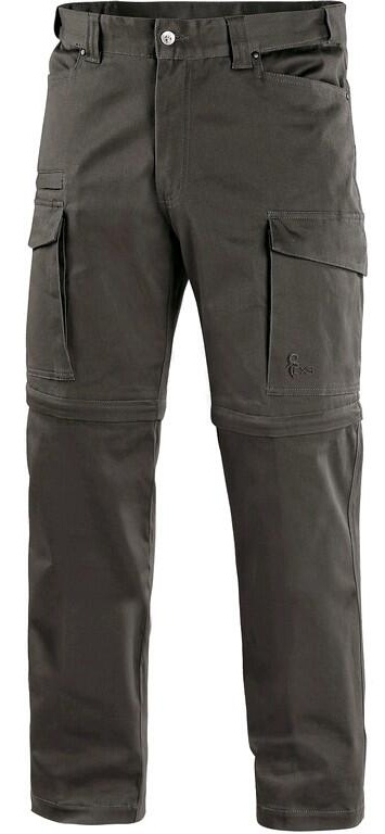Pánské kalhoty do pasu CXS VENATOR s odepínacími nohavicemi, khaki, vel. 48
