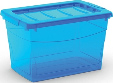 Plastový úložný box KETER Omni box S modrý 16 l