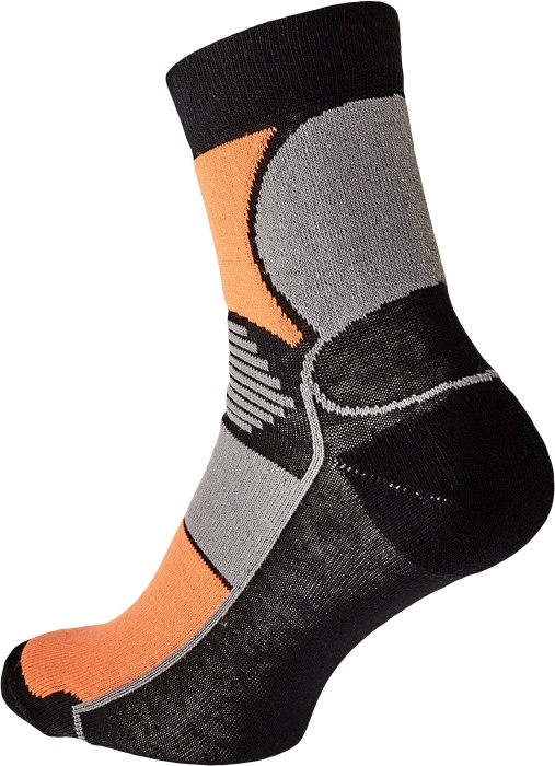 Ponožky Cerva KNOXFIELD BASIC černo/oranžové vel. 39/40