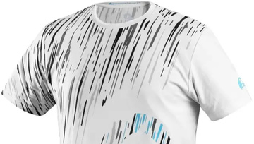 Pánské funkční tričko CXS SPORTY COOL, krátký rukáv, bílé, vel. S