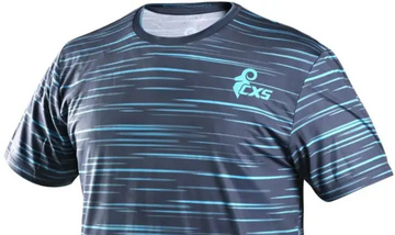 Pánské funkční tričko CXS SPORTY COOL, krátký rukáv, modré, vel. S