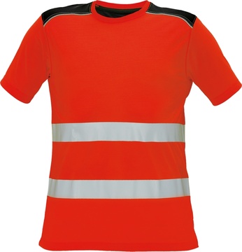 Reflexní tričko Cerva KNOXFIELD HV T-SHIRT červené, vel. S