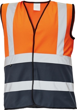 Reflexní vesta Cerva LYNX DUO oranžová/navy vel. S