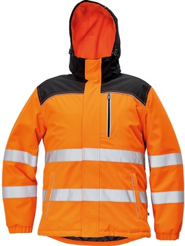 Reflexní zimní bunda Cerva KNOXFIELD HV WINTER JACKET oranžová, vel. M