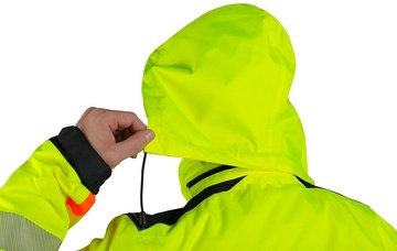 Reflexní zimní bunda CXS BENSON žluto-černá, vel. 2XL
