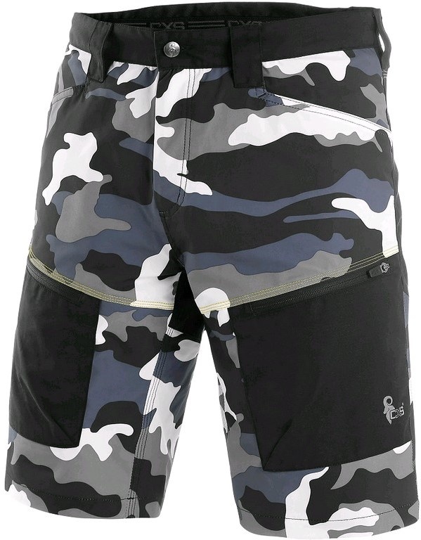 Pánské kraťasy CXS DIXON šedo-bílé (maskáč) vel. 2XL